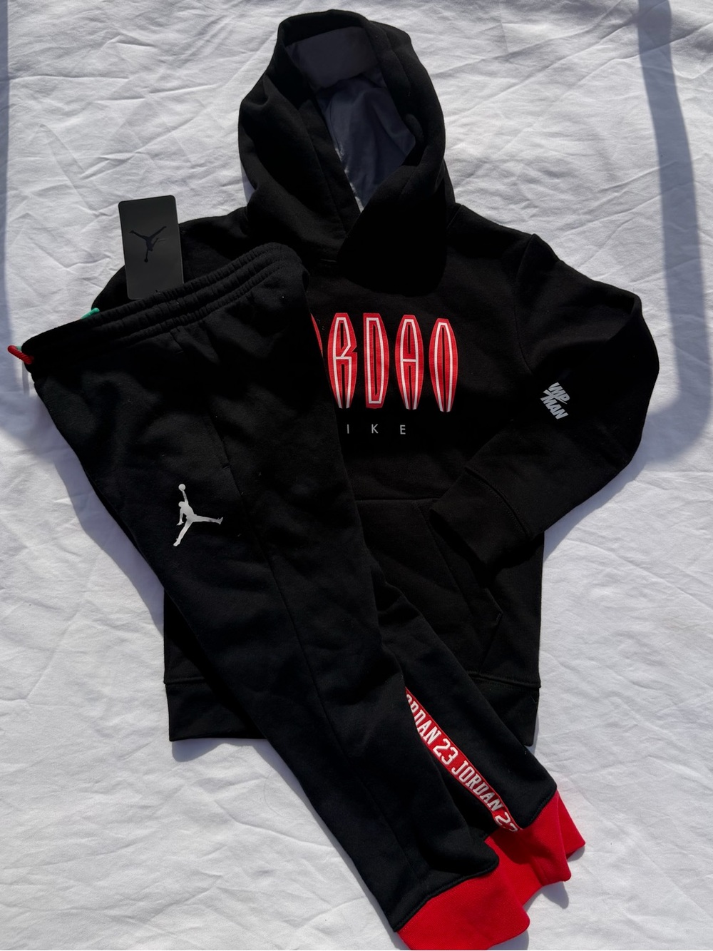 Jordan Boys Youth 2pc Jogger Set With Hoodie - 6y